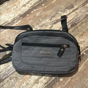 Roots 73 Gray Crossbody Bag
